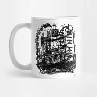 OZAQUES Lowbrow Aesthetics Rough Sketch #6 Mug